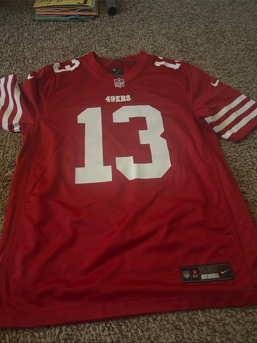 NFL Men’s Red San Francisco 49ers #13 Jersey